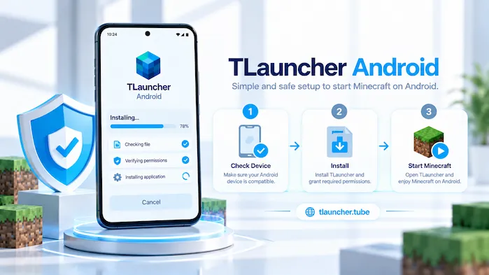 TLauncher Android installation and safety setup
