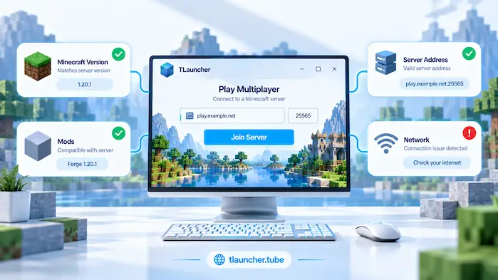 TLauncher Servers compatibility and troubleshooting