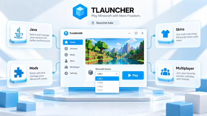 features and Minecraft version management